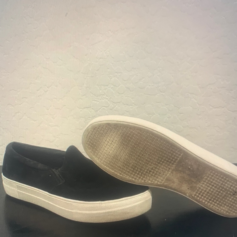 Steve Madden Black Slip-On Sneakers